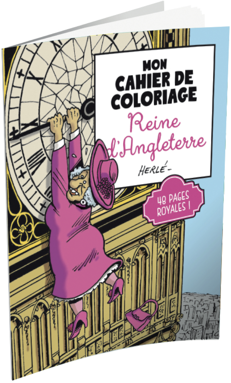 Mon cahier de coloriage Reine dAngleterre