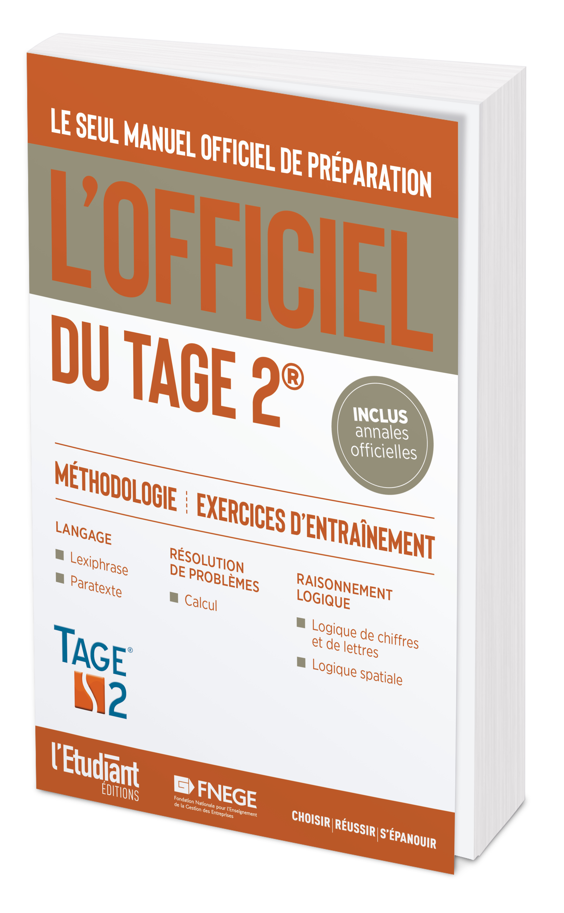 L Officiel du TAGE 2 Thomas Lebl Fran ois Pannetier EAN13