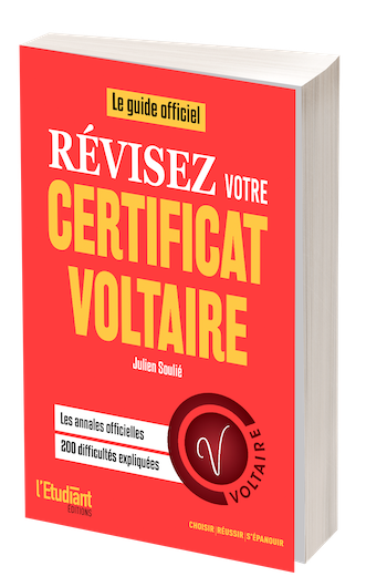  Révisez votre certificat Voltaire ! - Julien Soulié - L'Etudiant Éditions